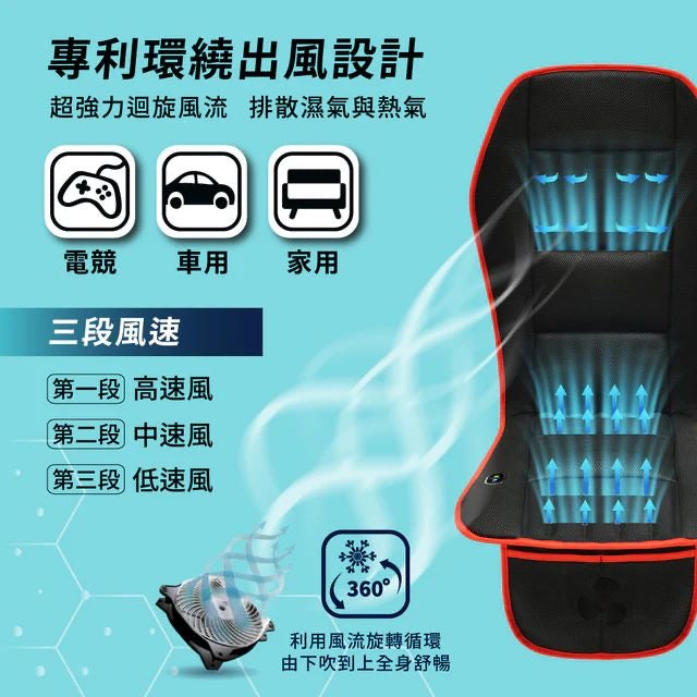 台灣Tokuyo 涼峰按摩車用墊